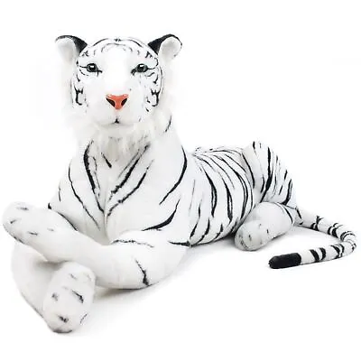 Timurova The White Siberian Tiger | 4 Foot Long Stuffed Animal Plush Tiger • $61.99