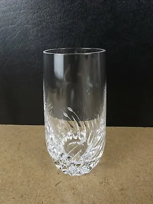 Nachtmann Crystal Fleurie 10oz Flat Tumbler Cut Gray Swirl (!@b10) • $15.59