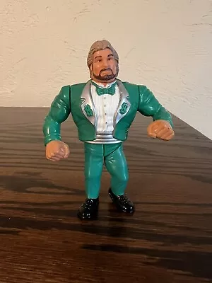 WWF Hasbro Million Dollar Man Ted DiBiase Figure Series 2 Green WWE WCW N MINT • $17