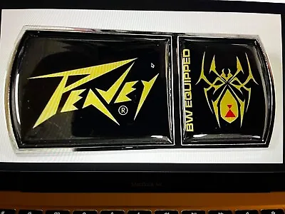 Peavey Black Widow Equipped Logo Used On Many Units NOS  Amp Speaker • $19.99