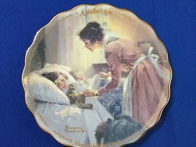 Norman Rockwell Collector Plate A Mother’s Love - Is Always Warm & Tender 1997 • $16