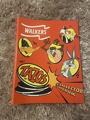 Walkers Tazos Collector Album INCOMPLETE With Spares Looney Tunes Tazo Vintage  • £15.85