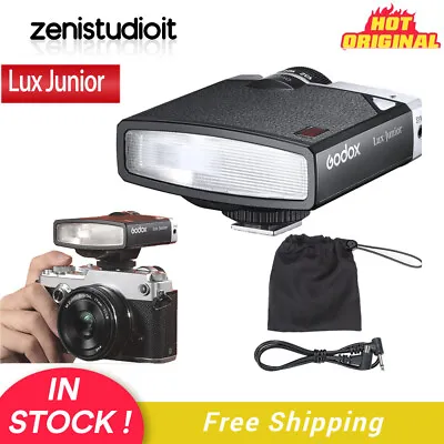 US Godox Lux Junior GN12 Retro Camera Flash Speedlite For Canon Sony Nikon Fuji • $59