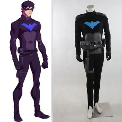 $78.20 • Buy New Comics Young Justice Nightwing Costume Adult Halloween Anime Cosplay Costume