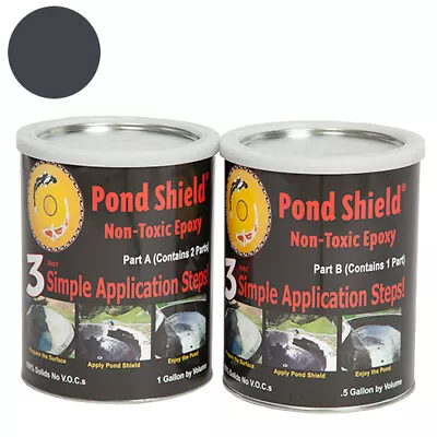 Pond Armor Pond Shield Non-Toxic Epoxy Paint - 1.5 Gallon CHARCOAL GRAY • $232.95
