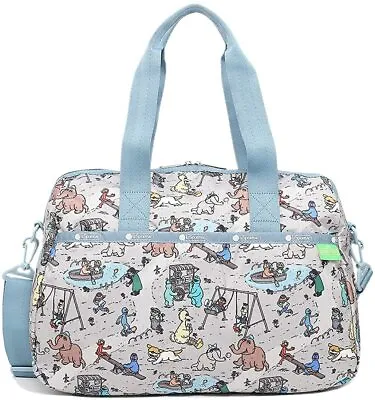 Sesame Street LeSportsac G749 HARPER BAG Weekender Duffel Travel Tote Purse Elmo • $124.99