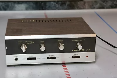 Vintage Lafayette LA-25 Stereo Amplifier With Phono (CER/MAG) Input • $49.99
