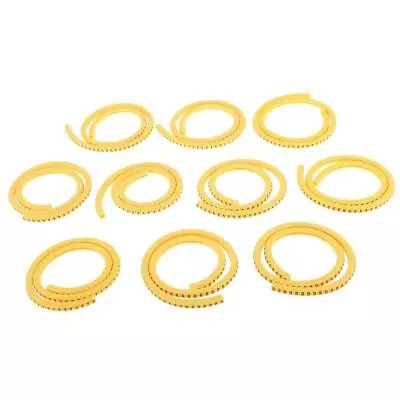 1000 Pieces Yellow Cable Markers Marker Number Tag Label Number 0~9 0.5mm²~6mm² • £8.18