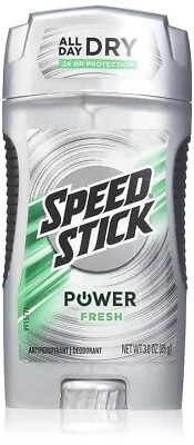 3-Pack Mennen Speed Stick Deodorant Antiperspirant 3 Ounce Power Fresh (88ml) • $19.19