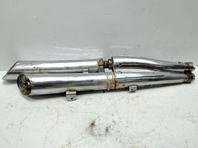 $298.99 • Buy 02 Harley Davidson VROD VRSCA Exhaust Pipe Muffler Silencer Cans