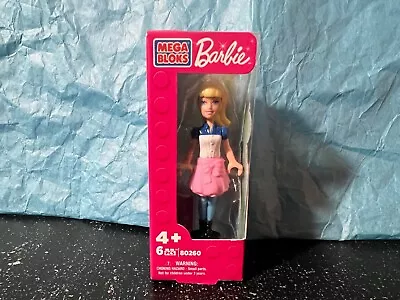 Barbie Mega Bloks Collectible Miniature Doll Pink Hair 80260 Dress & Boots • $9.95