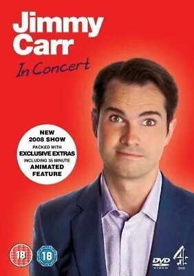 Jimmy Carr In Concert 2008 Channel 4 Uk Dvd New And Sealed • £2.89