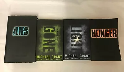 4x Michael Grant Books Gone Light Hunger Lies (Good Condition) 9781405277044 • £9.99