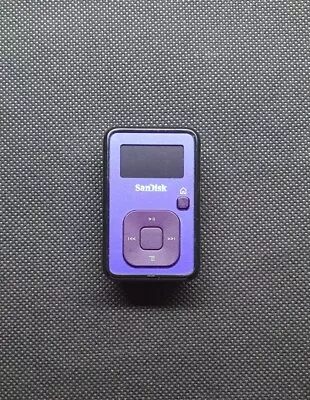 SanDisk Sansa Clip+ (4GB) Digital Media MP3 Player Purple. • $0.99