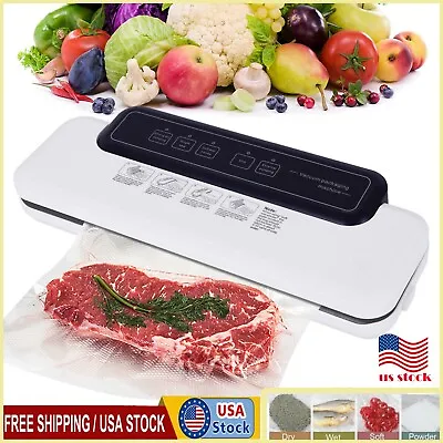 $38.43 • Buy Commercial Vacuum Sealer Machine Seal A Meal Food Saver System With Free Bags US