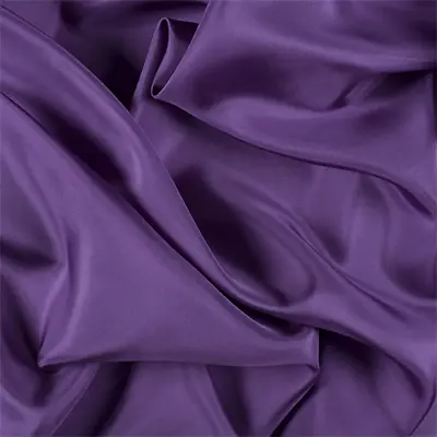$21.30 • Buy Violet Silk Habotai, Fabric By The Yard