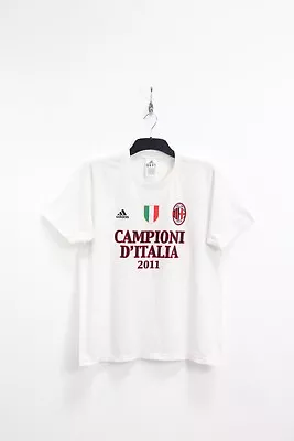 Ac Milan  Campioni D'italia  2011 Adidas Football T-shirtsize:medium • £49