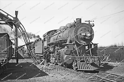 25.	ORIG NEG Maine Central 518 2-8-0 On The Ash Pit At Rigby Yard Original 2 ¼ X • $4