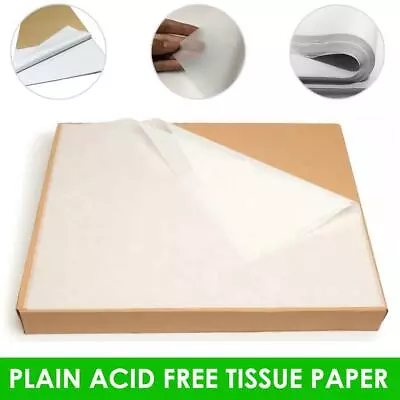 White Acid Free Large Tissue Paper Quality Wrapping Packing Sheets • £29.45