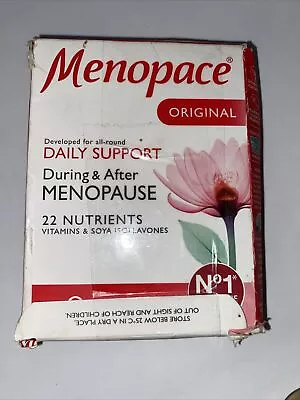 Vitabiotics Menopace Menopause Original Effective One-a-day Tablets 30 Tablets • $15