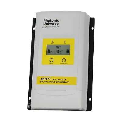 20A MPPT Solar Charge Controller For 12V/ 24V Dual Battery Systems Up To 100V • £89.99