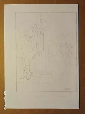  Original Art ENRIC TORRES SKETCH 3 (WARREN  VAMPIRELLA ) • $180