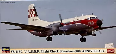 YS-11FC - JADSDF - Flight Check Sqn 60th Anniversary - Hasegawa - 1:144 Ltd Ed • $42.50