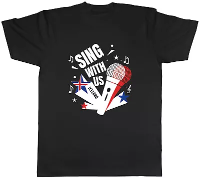 Iceland Music Mens T-Shirt Sing With Us Unisex Tee Gift • £8.99