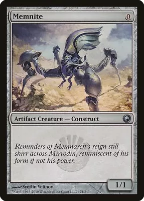 MTG Magic The Gathering 1x MP Memnite - Scars Of Mirrodin X1 • $4.50