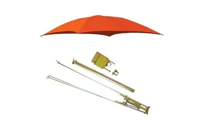 $173.95 • Buy ROPS Orange Tractor Umbrella Canopy & Canvas Cover W/ Rollbar Mount 405966