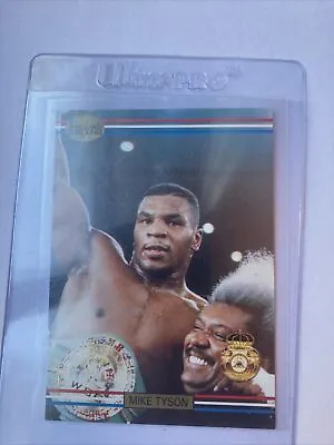 1991 Ringlords Boxing Mike Tyson Sample Card • $30