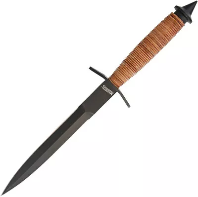 New Marbles V-42 Dagger MR429 12.5  Overall. 7.25  Black Finish Double Edge 440 • $38.15