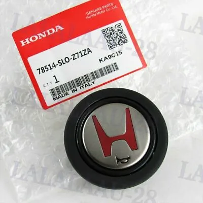 Gold/Red JDM Horn Button For Momo Steering Wheel For Honda Acura NSX EG6 EK9 DC2 • $28