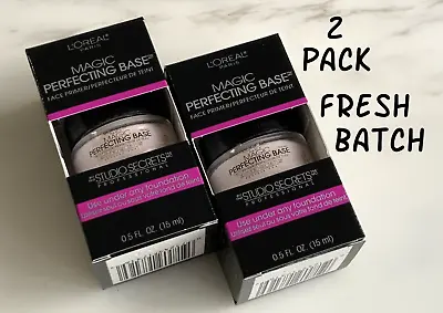 2x LOREAL Magic Perfecting Base Face Primer 0.5oz/15mL Studio Secrets 890-2 Pack • $15.97