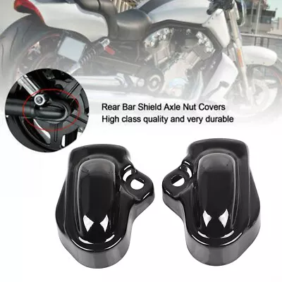Black Bar Shield Rear Axle Cover Swingarm Kit For Harley V-Rod VRSCA VRSCF 02-up • $18.03