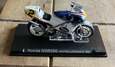 IXO Altaya 1:24 Wayne Gardner 1987 Honda NSR500. World Champion. Not In Case . • £4.50