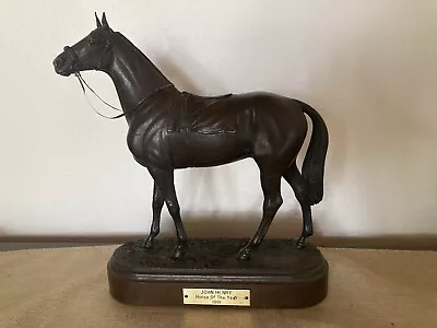 John Henry Bronze Marcel Jovine Horse Of The Year 1981 #12/50 Santa Anita 1981 • $4000