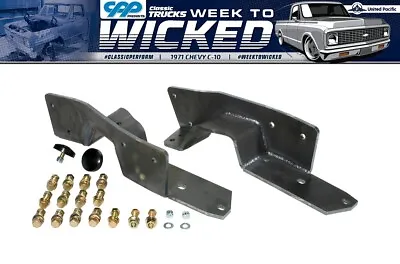 1963-1972 Chevy C10 Gmc 1/2 Ton Truck Cpp Rear Frame C Notch C-notch Kit Bolt In • $139