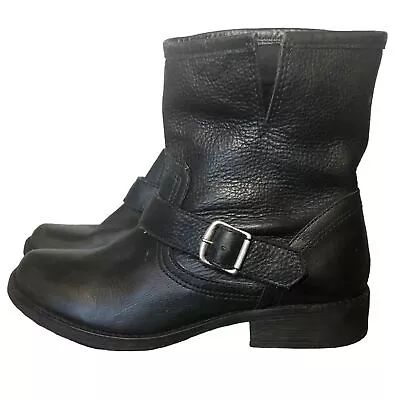 MIA Leather Moto-style Booties 8 • $27.99