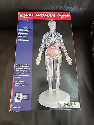 Skilcraft VISIBLE WOMAN Anatomy Kit Plastic Model Vtg 74623 Complete Open Box • $37.95