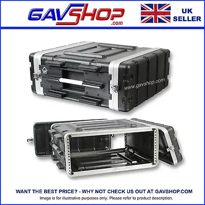 £95.50 • Buy 19  4U Rack Mount Flight Or Carry Case With Fittings - ABS-4U