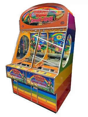 £895 • Buy Rainbow Riches Coin Pusher Arcade Machine - Ready To Use - Games Room Home Bar