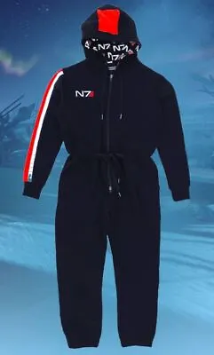 $169.90 • Buy Mass Effect N7 Body Suit Reimagined Jump Suit Hoodie One Piece Normandy Shepard