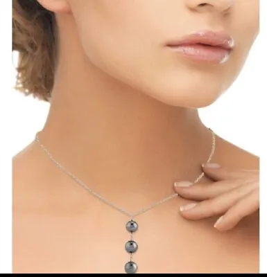 Mikimoto Triple Tahitian Pearl Necklace Pearls In Motion 3 Pearls • $5500