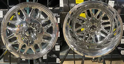 22  Fuel Forged FF66D Polished Dually Wheels 8x200 Ford F350 Super Duty Set Of 6 • $4999