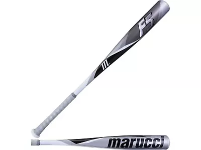 Marucci F5 -3 BBCOR 30  Baseball Bat 2 5/8  Barrel Grey Gray White Black MCBF53 • $99.99