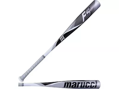 Marucci F5 -3 BBCOR 33  Baseball Bat 2 5/8  Barrel Grey Gray White Black MCBF53 • $99.99