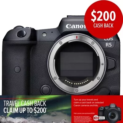 Canon EOS R5 (BODY) Mirrorless Camera • $4848.85
