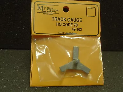 Micro- Engineering # 42-103 HO TRACK GAUGE CODE 70 HO BIGDISCOUNTTRAINS • $8.40