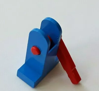 LEGO Blue Base And Red Handle For Train Level Crossing Gate Vintage 1970's • $8.90